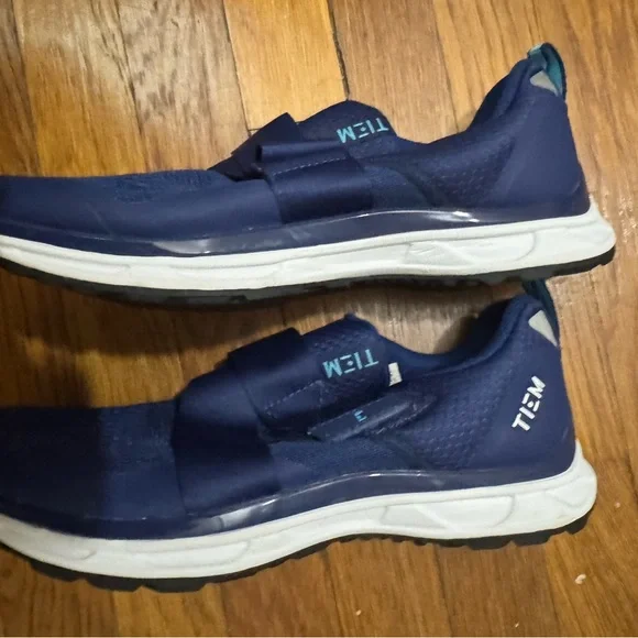 Women's Royal Blue Tiem Cycling Shoes/Cleats Size 9.5 - Picture 2 of 4